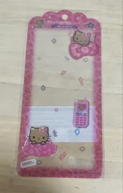 ハローキティ ピンクヒョウ柄シールのサムネイル
