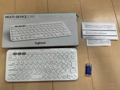 Logicool ロジクール無線キーボードK380（白）