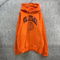 am5301　ジャージーズ　パーカー L オレンジ　バレーボール