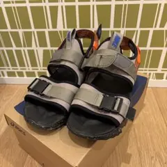 NIKE スポーツサンダル グレー/オレンジ