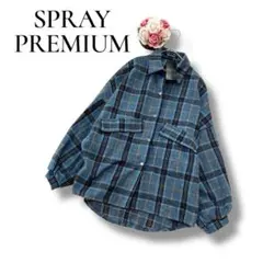 スプレイプレミア　レディース　ドルマン　テーラードジャケット　チェック　フリー