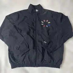 adidas ナイロンジャケット 黒