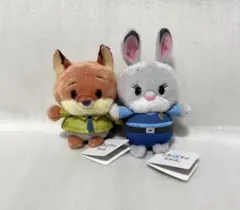 ディズニーストア　ズートピア　ニック　ジュディ　うるぽちゃちゃん　ぬいぐるみ