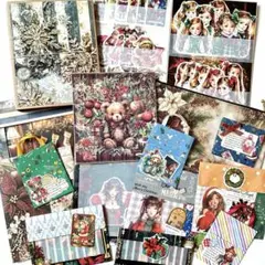 おすそ分けファイル アンティーク クリスマス くま 女の子 大容量