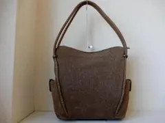 本革☆A4対応☆5ポケット☆肩掛けOK☆レザートートバッグ　ブラウン