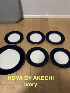 美品　HOYA BY AKECHI 19cm 27cm 6枚セットのサムネイル