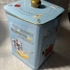 ケーニスクローネ　空き缶　セレブ缶 パステルカラー　水色