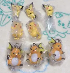 ポケモン ピチュー ピカチュウ ライチュウ ガチャ キーホルダー