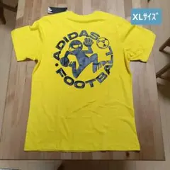 ❀新品❀adidas FOOTBALL Tシャツ イエロー XLサイズのサムネイル