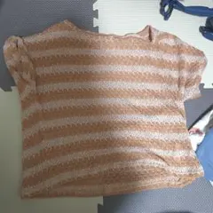 カットソー ストライプ L