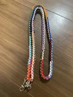 ハンドメイド　パラコードストラップ　スマホショルダー