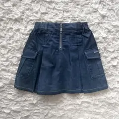 【新品未使用】メゾピアノ　パンツ　キュロット　ライトデニム　130㎝のサムネイル