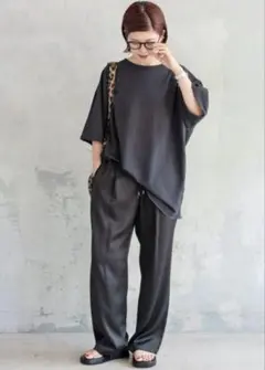 ✨新品タグ【HeatheヘザースーパーBIGシルエットTEE】チャコールグレーのサムネイル