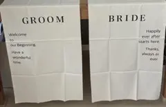 結婚式　受付タペストリー　ウェルカムスペース　ウェディング　ブライダル　プレ花