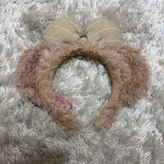 耳付きカチューシャ ベージュ