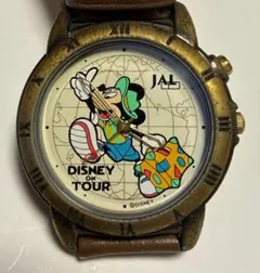 ミッキーマウス　腕時計JAL 稼働品　ディズニーツアー　当時物　平成　限定