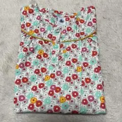 ほぼ未使用　PETIT BATEAU 薄手 半袖ワンピ 5ans/108cm