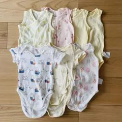 【ベビー】ロンパース肌着7枚セット
