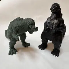 ゴジラ　ソフビ　2体