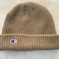 【 Champion 】 チャンピオン ニット帽　ベージュ
