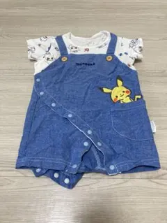 モンポケ　ピカチュウ　ロンパース 70cm
