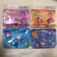 ディズニー 35周年デザインポーチ★4種セット