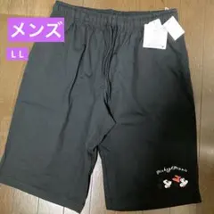 新品　ディズニーミッキーハーフパンツ　L Lのサムネイル