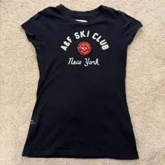 Abercrombie & Fitch SKI CLUB Tシャツ S 黒