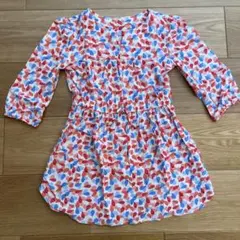 ワンピース　120cm ハート柄