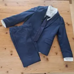 H&M ネイビー フォーマルスーツ US 7-8Y