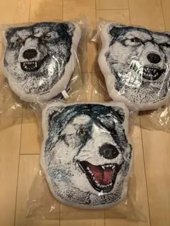 一番くじ　MAN WITH A MISSION フェイスクッション　３種