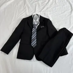 Ready Freddy 黒フォーマルスーツセット130入学式/卒園式/結婚式