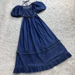 未使用・タグ付き✨Ange Charme デニムワンピース 辻希美プロデュースのサムネイル