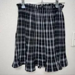 チェック　スカート　韓国