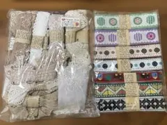 ✴︎ヴィンテージ✴︎レトロなチロリアンテープとレースセット