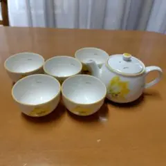 Hanae Mori 急須と湯呑み5客セット　森英恵