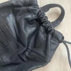 JIMMY CHOO レザー ナップサック ブラックのサムネイル