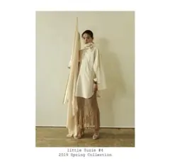 リトルスージー　リネンギャザーカラーブラウス little suzie リネンギャザーカラーブラウス - メルカリ