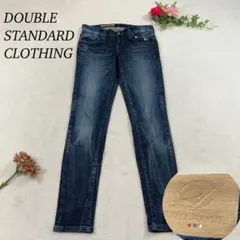 K442 S ダブルスタンダードクロージング ロゴ刺繍 デニムパンツ レディース
