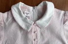 ファミリアfamiliar 130ストライプ柄 ワンピース