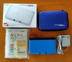 Nintendo 3DS LL ブルー 　動作確認済　ケース、充電器、説明書付き