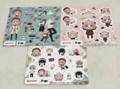 【匿名配送】SPY×FAMILY 出前館 限定 ステッカー 全3種5枚セット
