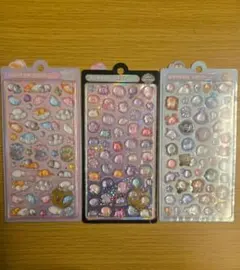 ［正規品］水族館限定　ボンボンドロップシール　３枚セット