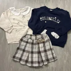 プティマイン 長袖 スカパン セット売り 女の子 110cm