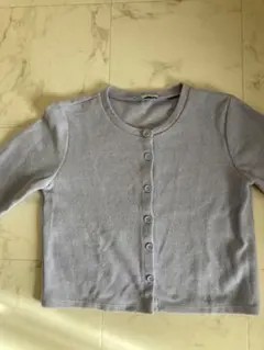 ZARA ライトグレー カーディガン Lサイズ