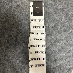 HUF ソックス FUCK IT ホワイト
