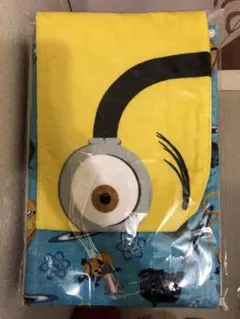 ミニオンフード付きタオル