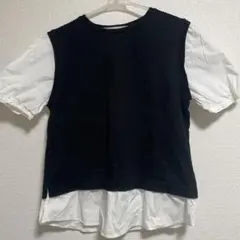 DRESKIP 半袖ブラック　トップス