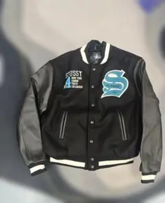 OLDSTUSSY BIG4 スタジャン ブラック M OLD STUSSY Big4 スタジャン M ブラック OLD STUSSY Big4 スタジャン M