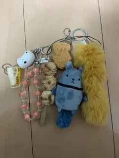 キーホルダー ぬいぐるみ マスコット まとめ売り 7点セット